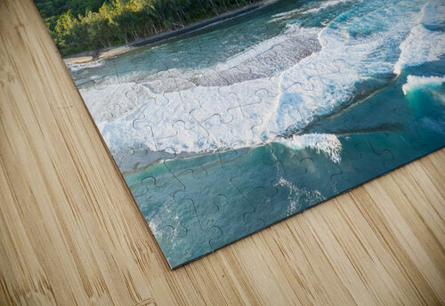 View along Haena beach towards Kee Beach and Na Pali coastline Steve Heap puzzle