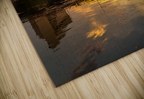 Waiting for Bats - Crowd on Congress Avenue bridge Austin Steve Heap puzzle