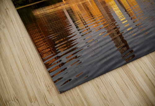 Waterline dominates city skyline of Austin Texas at sunset in 20 Steve Heap puzzle