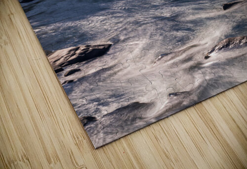 View from Tumwater Canyon pipeline bridge over Wenatchee River Steve Heap puzzle