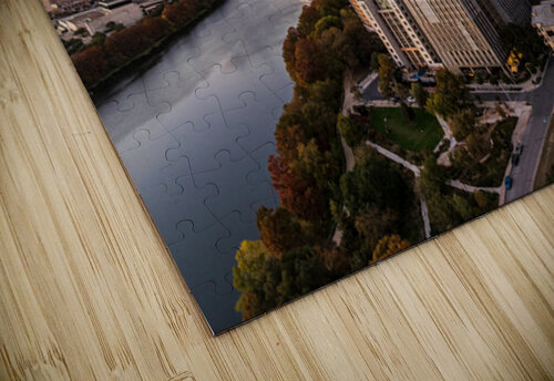 44 East Tower rises above Rainey Street District in Austin Steve Heap puzzle