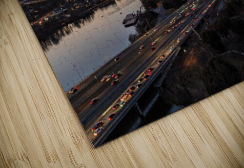 Evening over Austin downtown 2026 in aerial skyline Steve Heap puzzle