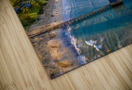 Aerial drone shot of Hanalei bay Steve Heap puzzle