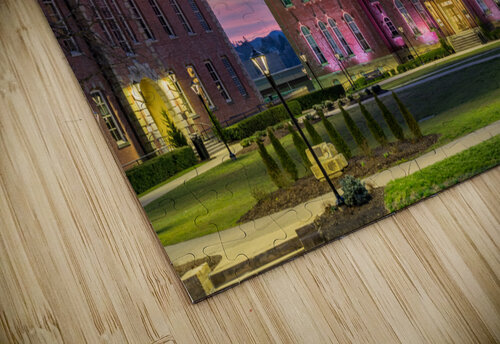 Woodburn Hall at West Virginia University in Morgantown WV Steve Heap puzzle