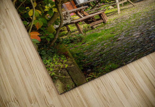 Thatched pub garden in Lustleigh in Devon Steve Heap puzzle