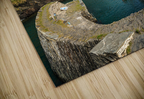 Fishing boats in harbor of Boscastle Cornwall Steve Heap puzzle