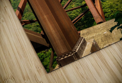 Metal structure of the New River Gorge Bridge Steve Heap puzzle