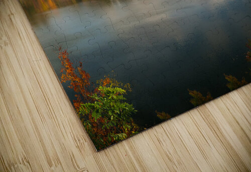 Fall colors on Cheat Lake Morgantown Steve Heap puzzle