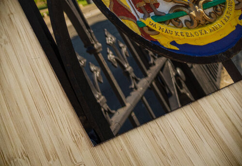 Painted seal at Kawaiahao church Steve Heap puzzle