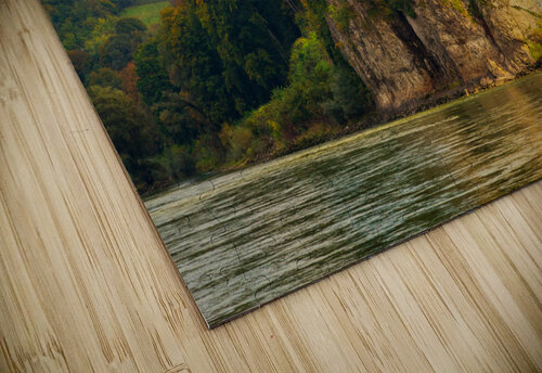 Schloss Schoenbuehel on Danube riverbank Steve Heap puzzle