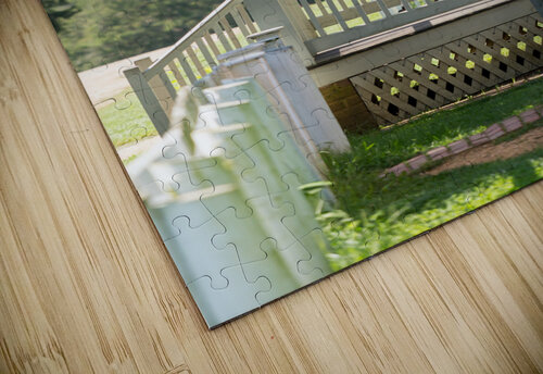 Wooden rocking chair on porch of old house Steve Heap puzzle