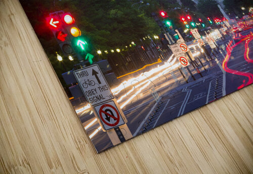 View down Pennsylvania Avenue DC at night Steve Heap puzzle
