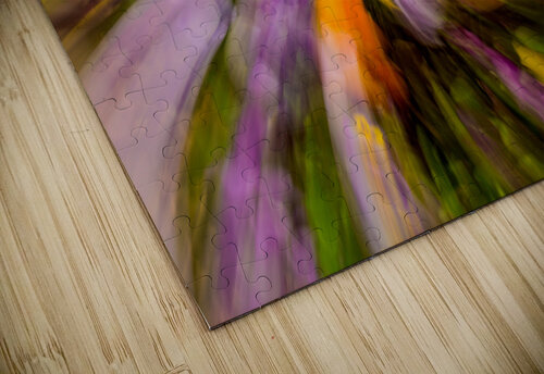 Flower blossoms in curling pattern Steve Heap puzzle