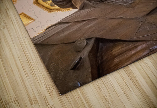 Head of the statue of George Washington Steve Heap puzzle