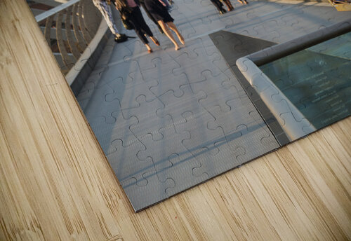 St Pauls Cathedral Church London Millenium Bridge Steve Heap puzzle