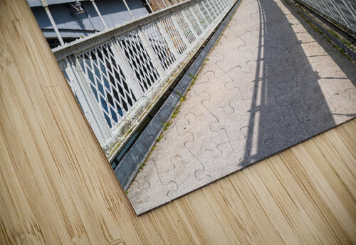 Thomas Telford suspension bridge to the Castle in Conwy Steve Heap puzzle