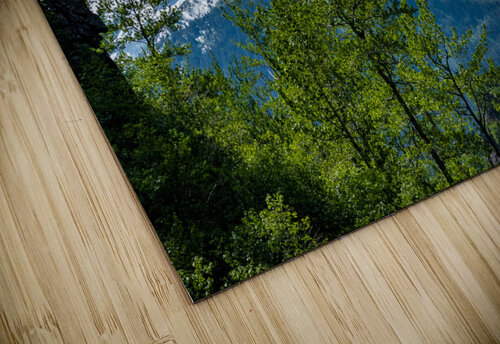 Majestic mountains from Keystone Canyon rise over trees Steve Heap puzzle