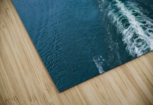 Cruise boat wake leaving town of Valdez in Alaska Steve Heap puzzle