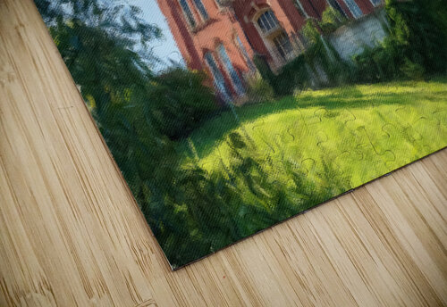 Impressionist view of Woodburn Hall in Morgantown Steve Heap puzzle