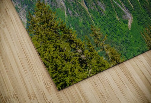View from Mount Roberts toward Mt Juneau with waterfall in Alask Steve Heap puzzle