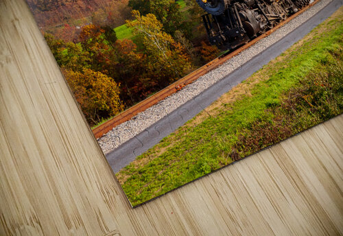 WMRR Steam train powers along railway Steve Heap puzzle