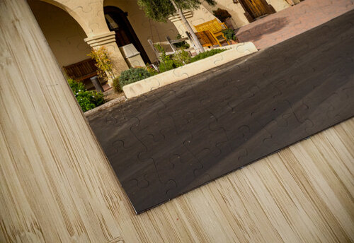 Cloudy day at Santa Ines Mission California Steve Heap puzzle