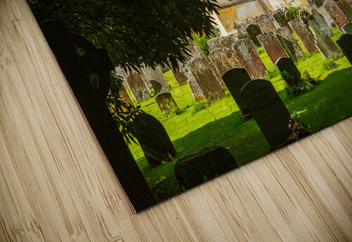 Church and graveyard in Honington Cotswolds Steve Heap puzzle