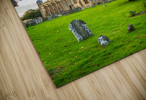 Church and graveyard in Burford in Cotswolds Steve Heap puzzle