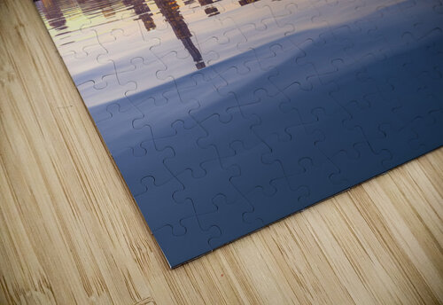 Sunset over city skyline Chicago from Observatory Steve Heap puzzle