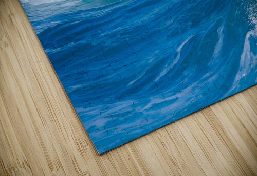 Powerful waves break at Lumahai Beach Kauai Steve Heap puzzle