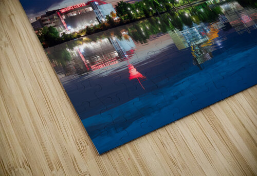 Heinz Field and Carnegie Science Center at night Steve Heap puzzle