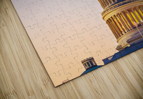 Sunrise behind the dome of the Capitol Steve Heap puzzle