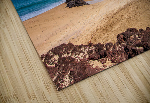 View towards Hanalei at Lumahai Steve Heap puzzle