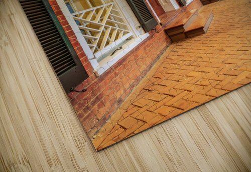 Student houses and walkway UVA Steve Heap puzzle