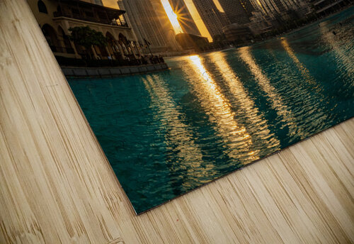 Sunset over the Burj Al Khalifa in Dubai downtown district Steve Heap puzzle