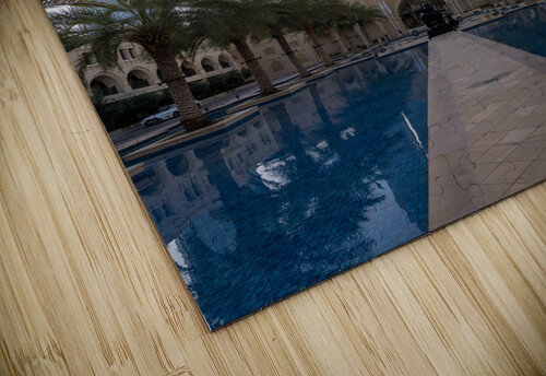 Entrance to Palace Downtown hotel in Dubai business district Steve Heap puzzle