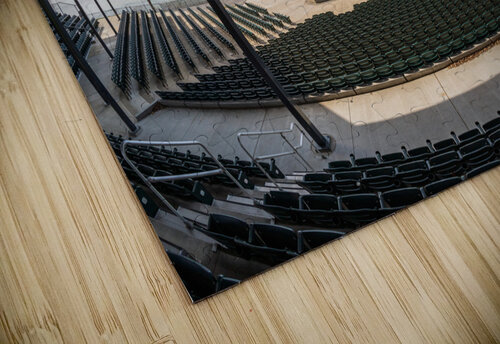 Fisheye lens view of Ruby Amphitheater in Morgantown WV Steve Heap puzzle