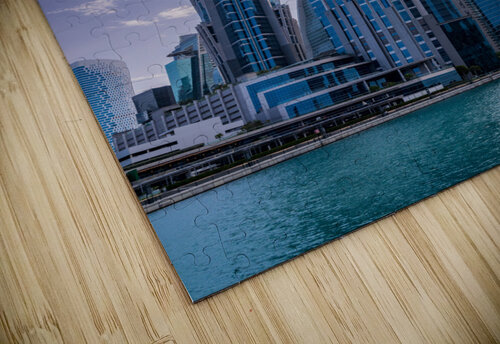 Modern apartments of Dubai Business Bay along the Canal Steve Heap puzzle