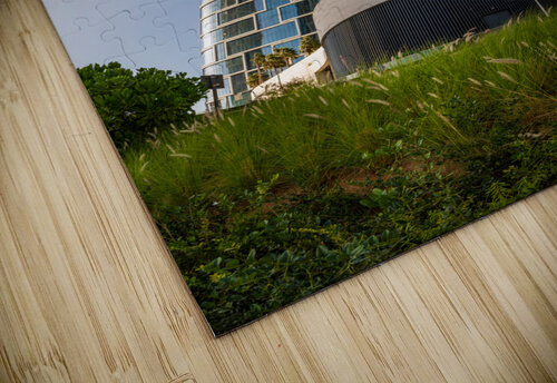 Fisheye view of hotels and apartments in JBR Beach Steve Heap puzzle