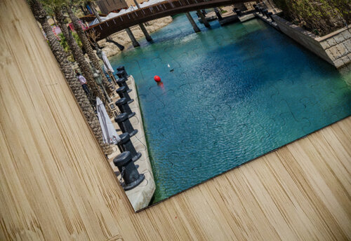 View of waterways around Souk Madinat Jumeirah in Dubai Steve Heap puzzle