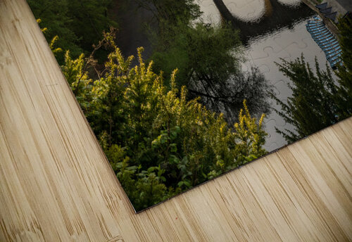 Old stone railway viaduct over River Nidd in Knaresborough Steve Heap puzzle