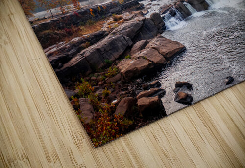 Sun rising over Valley Falls on a misty autumn day Steve Heap puzzle