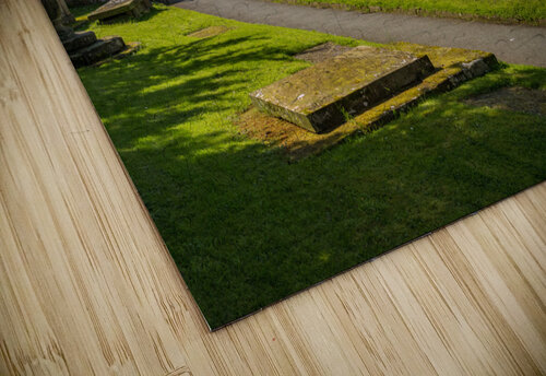 Old School House building in graveyard in Oswestry Steve Heap puzzle