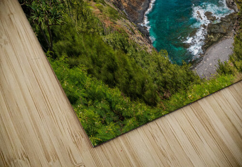 Kilauea lighthouse on headland against blue sky on Kauai Steve Heap puzzle