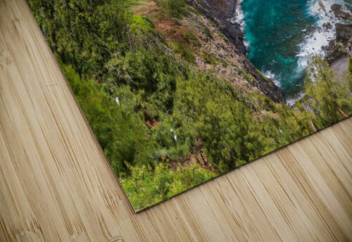 Kilauea lighthouse on headland against blue sky on Kauai Steve Heap puzzle
