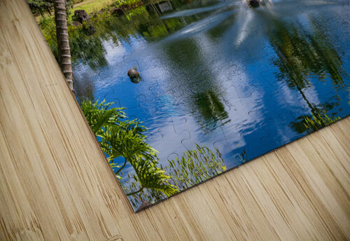 Gorgeous lagoon and lake in the Na Aina Kai sculpture garden Steve Heap puzzle
