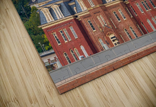 Woodburn Hall at sunset in Morgantown WV Steve Heap puzzle