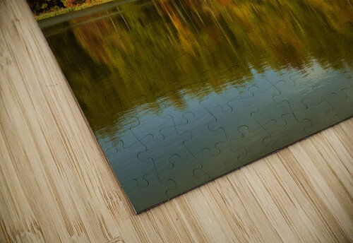 Fall leaves surround reservoir in Coopers Rock State Forest in W Steve Heap puzzle