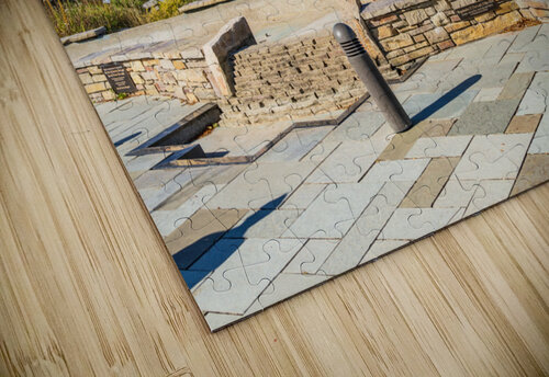 Statue alongside the Mississippi River in Wabasha Minnesota Steve Heap puzzle