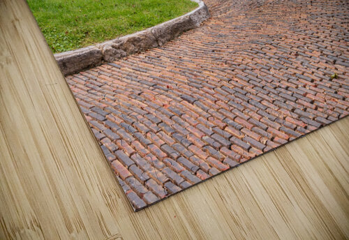 Pattern of bricks on Snake Alley in Burlington Iowa Steve Heap puzzle